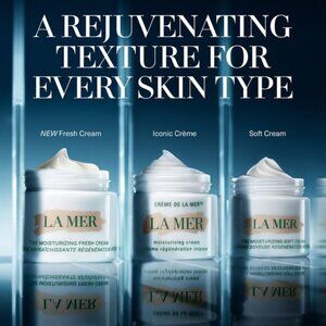 New LA MER 3 types of Creams - Moisturizing, Soft, Fresh
